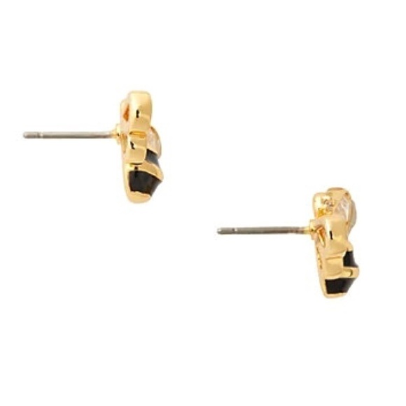 KATE SPADE • All Abuzz Stone Bee Stud Earrings